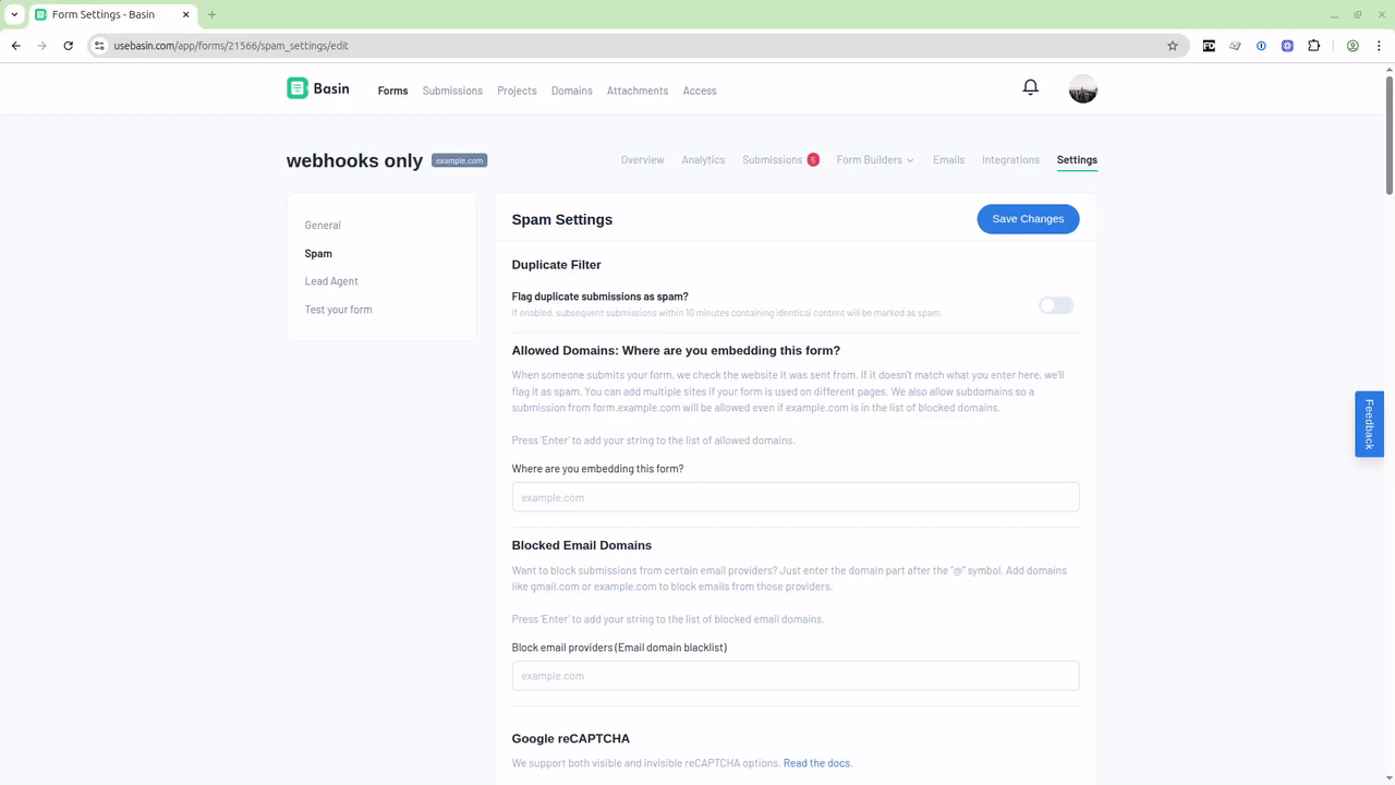 Screencast showing the SpamCheck version migration