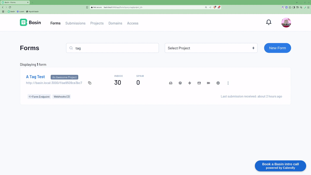 GIF showing the tag rules configuration interface