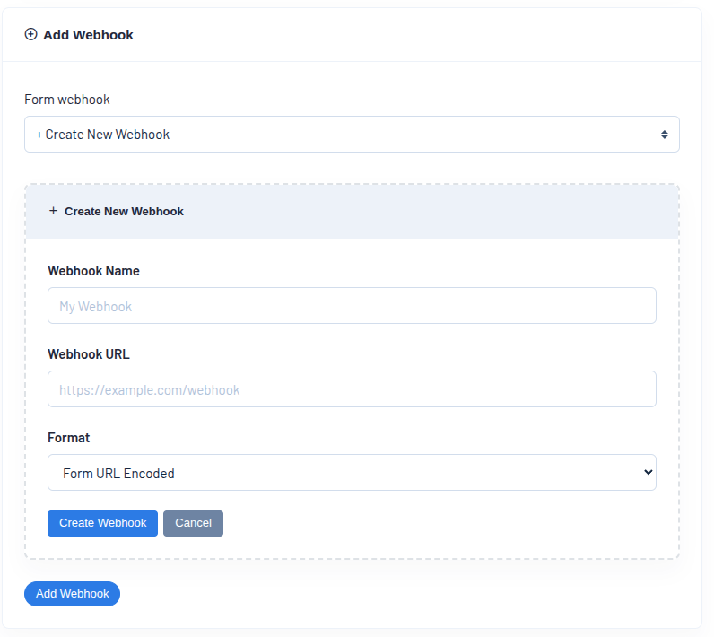 Screenshot showing webhook action configuration for tag rules